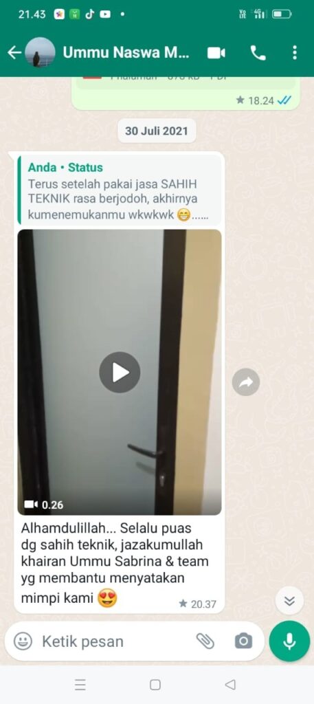 Testimoni Ummu Naswa